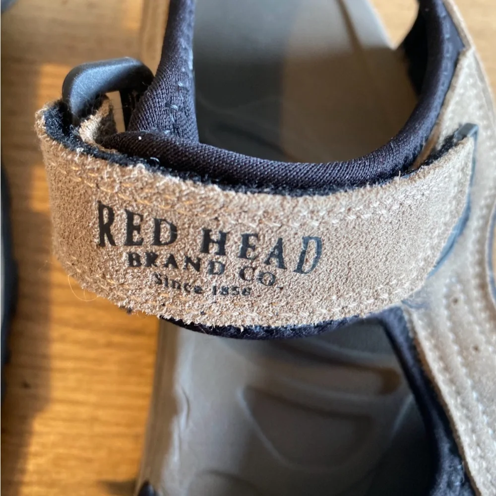Red Head Sports Sandal Tan‎ Black Gray Men’s 8 Preowned